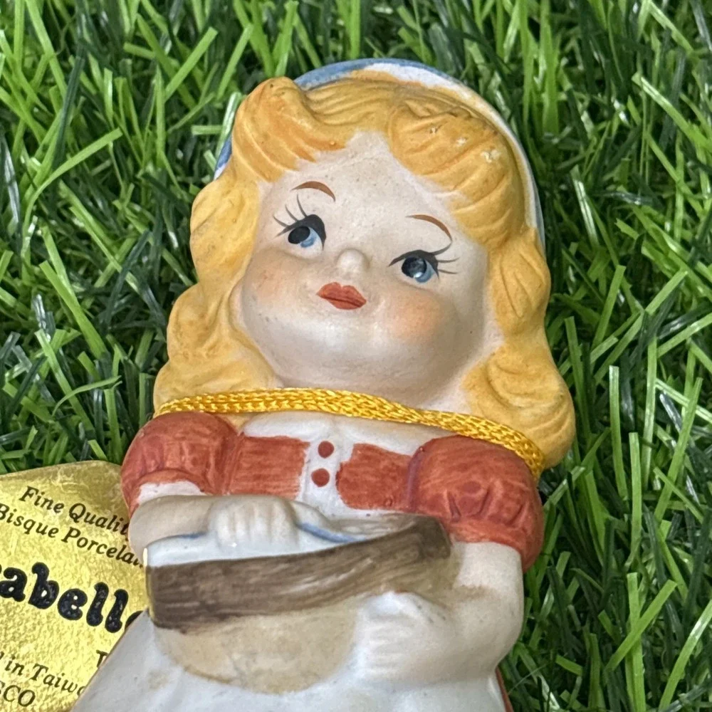 Vintage Ceramic Bell Lot‎ Bird Feathered Friends Adorabelles Girl